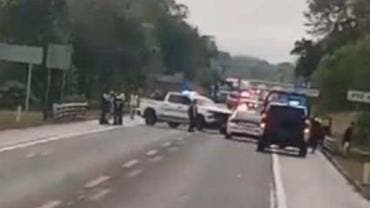 Se enfrentan GN y civiles armados en la autopista México-Tuxpan