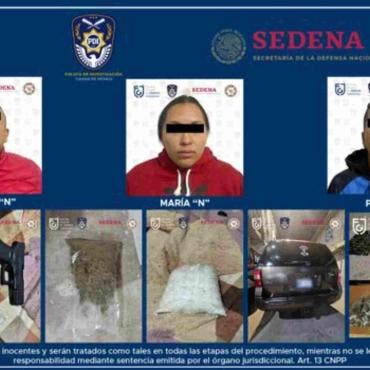 Iztapalapa: detienen a 3 presuntos líderes de grupo criminal que opera al oriente de CDMX