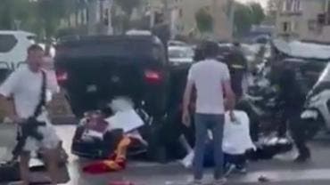 Ministro de Seguridad de Israel, resulta herido en accidente de tránsito